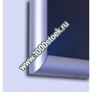 Клик рамки (профиль: серебро матовое, прямой угол) GK7