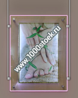 Лайтбоксы односторонние Crystal/ Кристаллайт (подвесные)