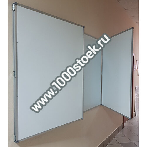 Трехэлементная настенная доска магнитно-маркерная «Класс-1»