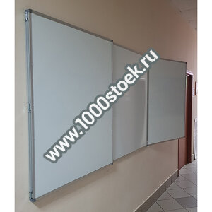 Трехэлементная настенная доска магнитно-маркерная «Класс-1»