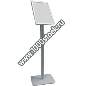 Информационная напольная стойка с наклонной защелкивающейся рамкой формата А3