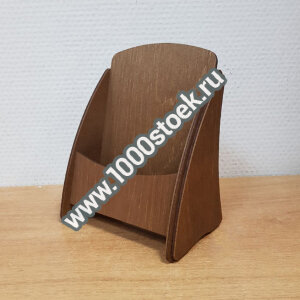 Подставка настольная деревянная «Бостон» для буклетов (ф. А6)