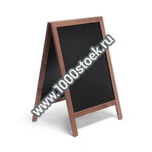 Меловой в деревянной раме штендер