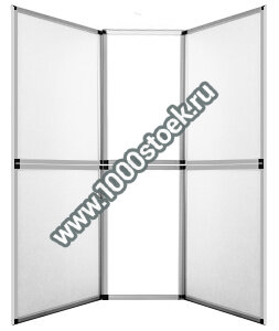 Ширма FOLD UP (3,4,5 секций), без оклейки. Медицинская, общего назначения