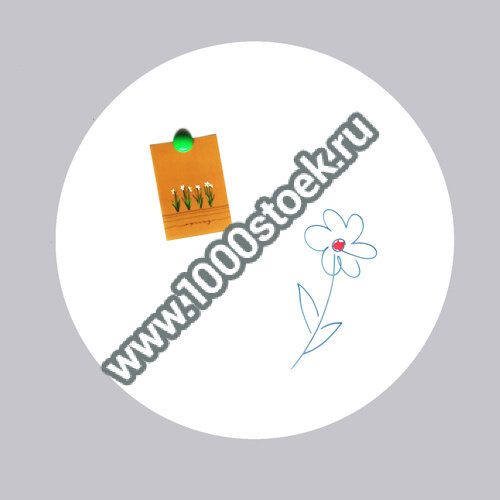 Фигурная маркерная поверхность (круг)