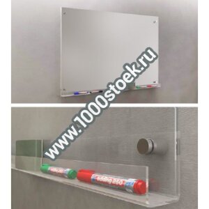 Стенд из оргстекла для письма маркером прозрачный