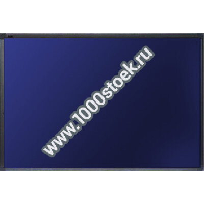 Доска меловая 3 мм (грифельная) с рамкой для письма жидким мелом ММ-1б. Цвет: черный, синий.