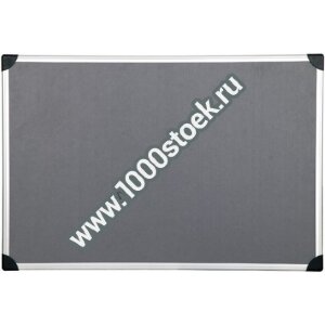 Тканевый стенд серого цвета 200х100 см, стандарт (фетр). В наличии.