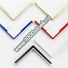 Рамка алюминиевая из профиля NELSEN серебро/золото Рамка алюминиевая из профиля NELSEN серебро/золото