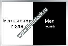 Комбинированная доска в алюминиевой рамке К1