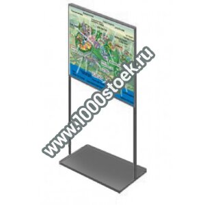 Уличный переносной стенд КС3 (без дверцы)